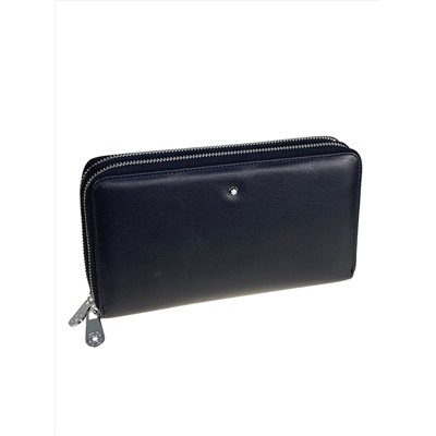 Клатч мужской из натуральной кожи, цвет черный