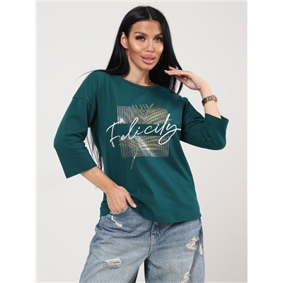 Хоста - футболка изумрудный