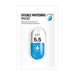 PRETTY SKIN - МАСКА ТКАНЕВАЯ ОСВЕТЛЯЮЩАЯ DOUBLE WHITENING MASK, 25 МЛ