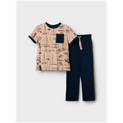 Комплект трикотажный для мальчиков: фуфайка (футболка), брюки