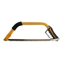 Пила лучковая ТУНДРА, «волчий зуб» для быстрого пила по сухой и мокрой древесине, 450 мм