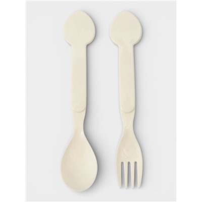 Ланч - бокс, контейнер для еды Доляна «Счастливый бургер», 3 ячейки, с ложкой и вилкой, 17.5×15.5×8 см, пластик, жёлтый