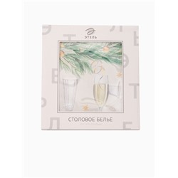 УЦЕНКА Скатерть Этель Spruce mood 150х180см +/-3см с ВГМО, 100%хл, саржа 190гр/м2