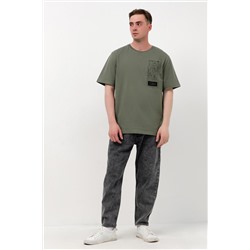 Футболка мужская Хаки с рисунком