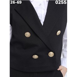 Жилет 0255 чёрный