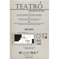 Колготки теплые, Teatro, Iceland st. 300 maxi