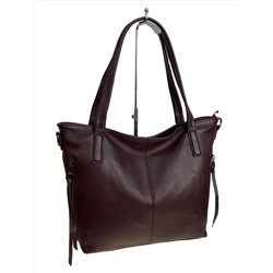 Женская сумка из натуральной кожи, цвет  бордовый