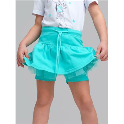Юбка-шорты трикотажные для девочек