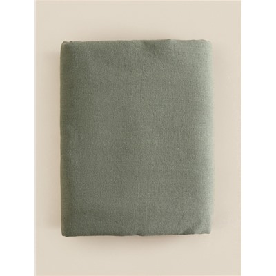 Простыня евро SL Home Linen collection, 235×240 см, зелёная