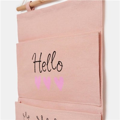 Кармашек текстильный «Этель» Little fairytale, 3 отделения, 34×63.5 см