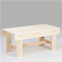 Лавка деревянная, 70×33×30 см, липа, «Добропаровъ»
