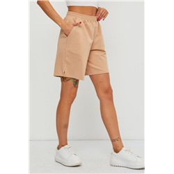 Шорты оверсайз женские UNXTYL (Бежевый)