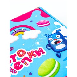 УЦЕНКА Тесто для лепки в коробке, тесто 1800 г, 18 цветов, 21форма, скалка, 1/5