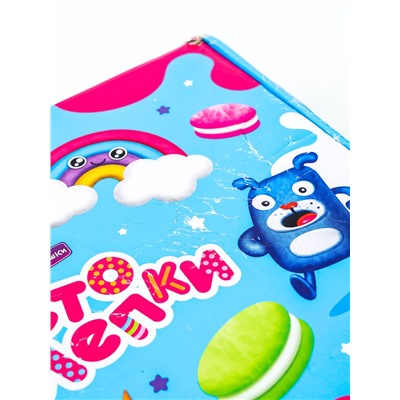 УЦЕНКА Тесто для лепки в коробке, тесто 1800 г, 18 цветов, 21форма, скалка, 1/5