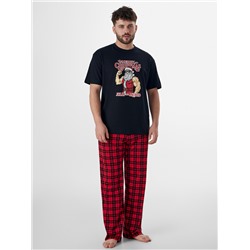 КОМПЛЕКТ МУЖСКОЙ (ФУТБОЛКА, БРЮКИ) 591039