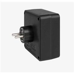 Тройник (с двумя розетками) черный с 2USB+1Type-c с 5-ю отверстиями 1-выключатель 2500 Вт-3600 Вт