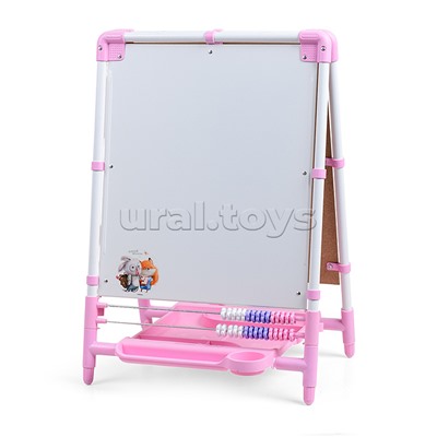 Мольберт «Доска знаний» 1 (розовый-2)