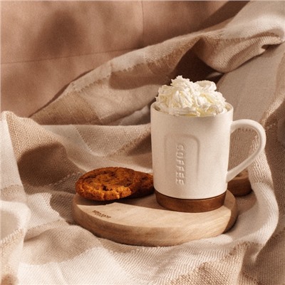 Кружка SL Home «Дольче фар ниенто», 400 мл, керамика, белая