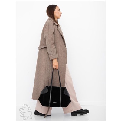 Сумка женская кожаная 2380Y black Polina&Eiterou