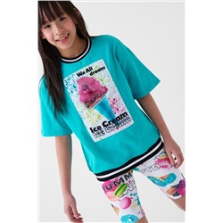 Джемпер трикотажный для девочек (футболка) PLAYTODAY, 1240338