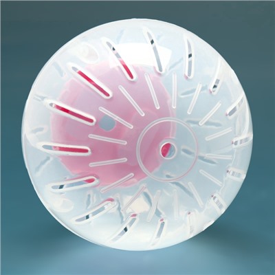 Шар для грызунов, 12 см, розовый