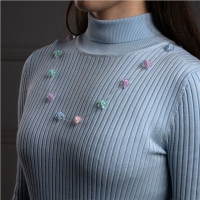 Светодиодные бусы «Звездочки», 80 см, LED(1608)-16-4.6V, AG13×3 (в компл.), 3 режима свечение тёплое белое