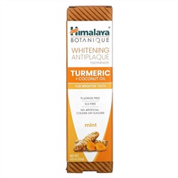 Himalaya, Whitening Antiplaque Toothpaste, Turmeric + Coconut Oil, Mint ,  4.0 oz ( 113 g)
