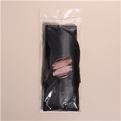 Набор кистей для макияжа SMOKY, 7 шт., чехол на завязках, чёрный