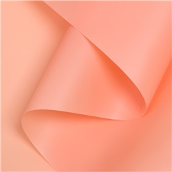 Пленка для цветов, матовая, светло - коралловый, 0.58×10 м