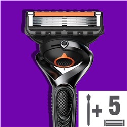 Станок для бритья Dʤɪˈlett ФЬЮЖН-5 ПроГлайд FlexBall (+ 5 кассет) (Без подставки) (Оригинал)