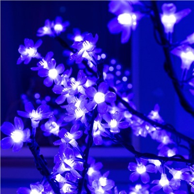 Светодиодное дерево «Сакура» 1.5 м, 540 LED, постоянное свечение, 220 В, свечение синее