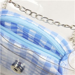 Сумкочка прозрачная с кошельком-косметичкой 20х10х15см