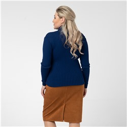 Джемпер, трикотаж, синий