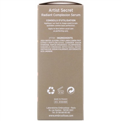 Embryolisse, Radiant Complexion Serum, Skin Perfector, 1.01 fl oz (30 ml)