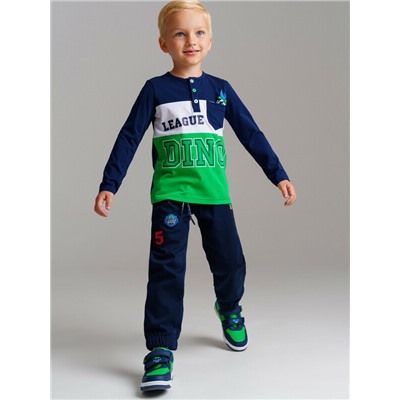 Брюки текстильные утепленные флисом для мальчиков