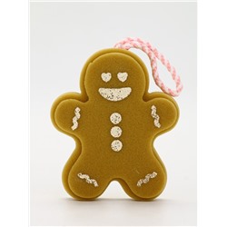 Подарочный набор новогодний: гель для душа и мочалка для тела, аромат сладкий леденец, URAL LAB