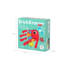 Краски пальчиковые 9цв 20 мл Baby с Алоэ Вера 61400 ErichKrause