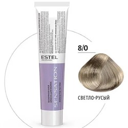 ЭстельDeLuxe Sensation Крем-краска для волос 8/0 Светло-русый 60 мл