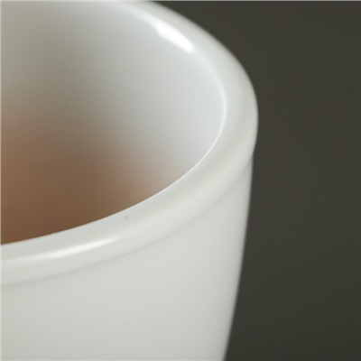 Горшок для цветов «Серый», 1 л, d=15 см, h=13 см, керамический, с поддоном