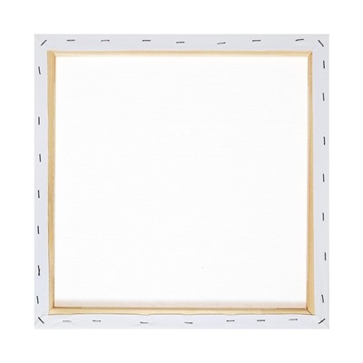 Холст на подрамнике Calligrata, хлопок 100%, 1.6×40×40 см, акриловый грунт, среднезернистый 380 г/м²