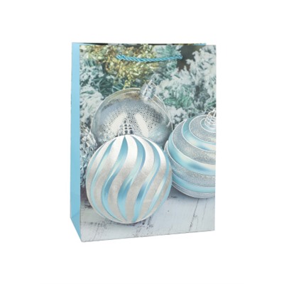 Пакет подарочный 18х24х8.5 / 10220-S /уп 12/720/Новый год микс