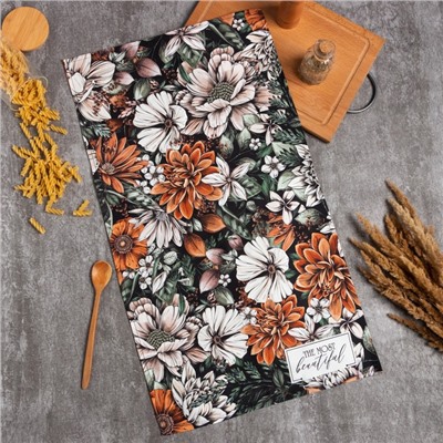 Полотенце «Этель» The most beautiful 40×73 см, 100% хлопок, саржа 190 г/м²