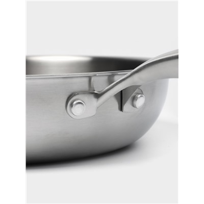 Сковорода высокая 3Ply Hanna Knövell, d=28 см, h=7 см, толщина 2.2 мм, индукция, нержавеющая сталь