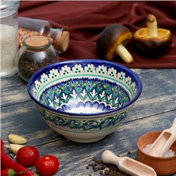 Бульонница узбекская Риштанская Керамика «Орнамент», 650 мл, d=15.5 см, МИКС