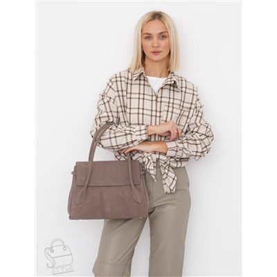 Сумка женская кожаная 2424YF apricot  Polina&Eiterou