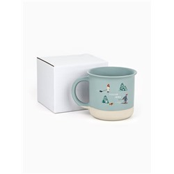 Кружка керамическая новогодняя «Теплой зимы», 400 мл, ручная работа