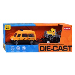 Машина "Стройка" металл, в коробке