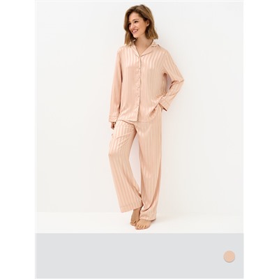 Omsa Пижама OmD 0231D LINE Пижама жен. (Рубашка+Брюки жаккард), PL