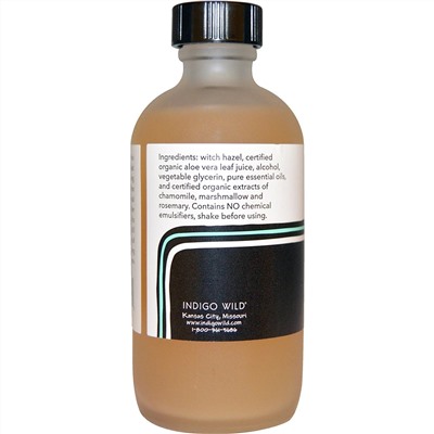 Indigo Wild, Zum Face, нежный тоник для лица, лимон и герань, 4 жидких унции