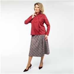 Джемпер, текстиль, бордовый